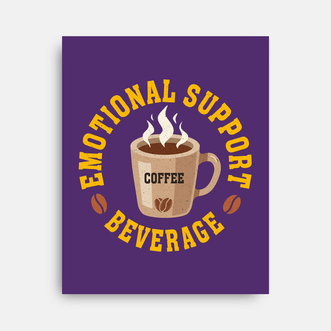 Coffee Emotional Support Beverage-None-Stretched-Canvas-erion_designs