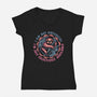Selectively Available-Womens-V-Neck-Tee-glitchygorilla