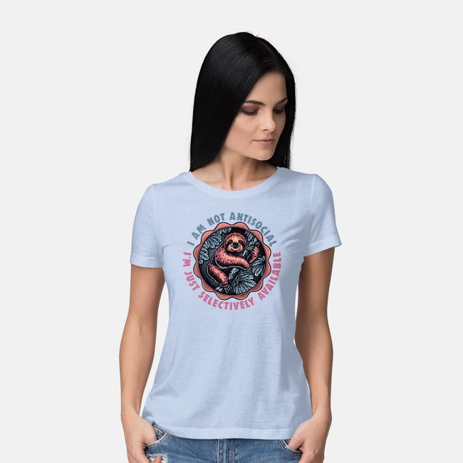 Selectively Available-Womens-Basic-Tee-glitchygorilla