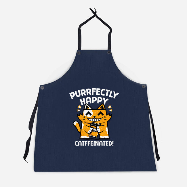 Purrfectly Happy-Unisex-Kitchen-Apron-krisren28