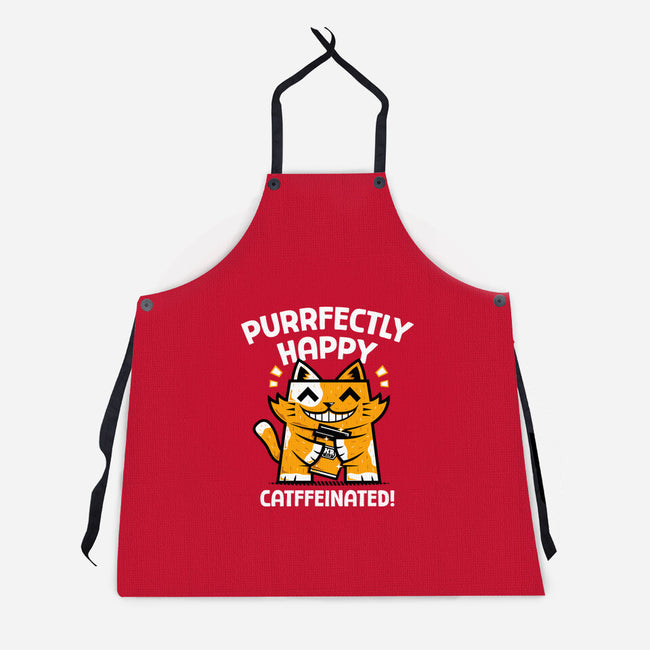 Purrfectly Happy-Unisex-Kitchen-Apron-krisren28