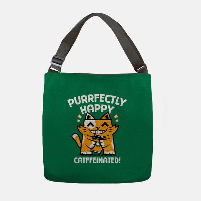 Purrfectly Happy-None-Adjustable Tote-Bag-krisren28