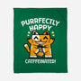 Purrfectly Happy-None-Fleece-Blanket-krisren28