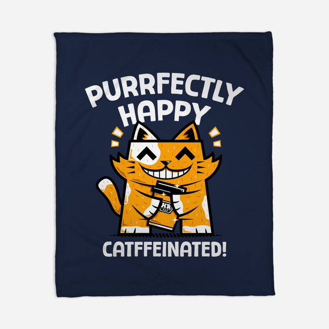 Purrfectly Happy-None-Fleece-Blanket-krisren28