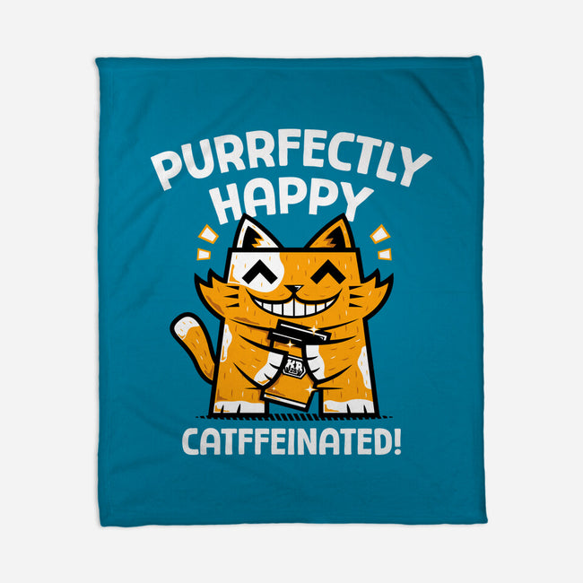 Purrfectly Happy-None-Fleece-Blanket-krisren28