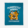 Purrfectly Happy-None-Fleece-Blanket-krisren28