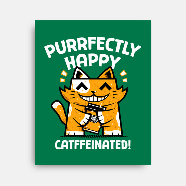 Purrfectly Happy-None-Stretched-Canvas-krisren28