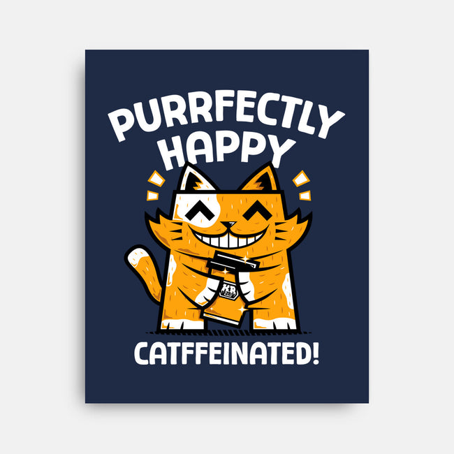 Purrfectly Happy-None-Stretched-Canvas-krisren28