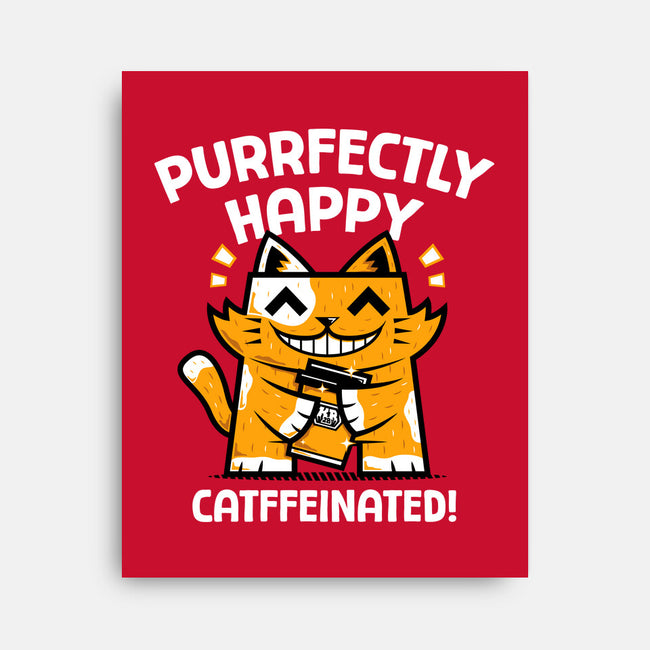 Purrfectly Happy-None-Stretched-Canvas-krisren28