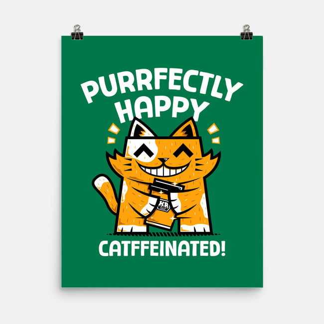 Purrfectly Happy-None-Matte-Poster-krisren28