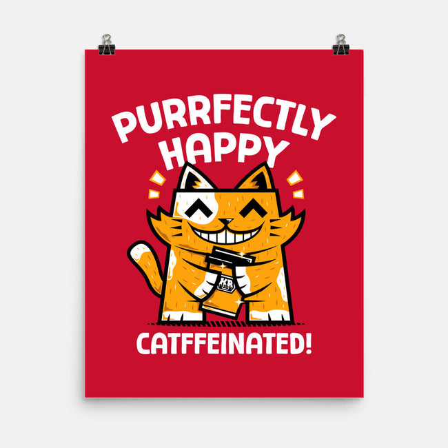 Purrfectly Happy-None-Matte-Poster-krisren28
