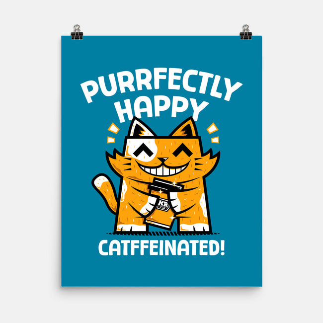 Purrfectly Happy-None-Matte-Poster-krisren28