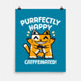 Purrfectly Happy-None-Matte-Poster-krisren28