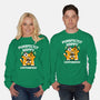 Purrfectly Happy-Unisex-Crew Neck-Sweatshirt-krisren28