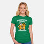 Purrfectly Happy-Womens-Fitted-Tee-krisren28