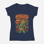 Apocalooza-Womens-V-Neck-Tee-Popnotic