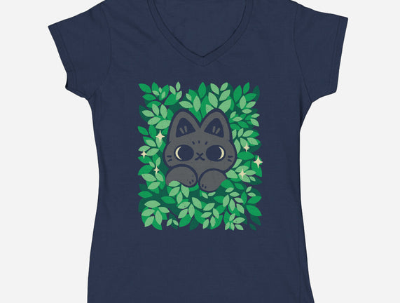Cute Black Cat Peeking