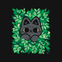 Cute Black Cat Peeking-None-Fleece-Blanket-xMorfina