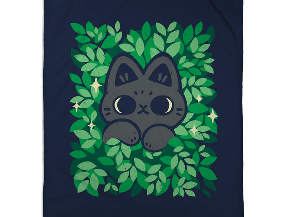 Cute Black Cat Peeking