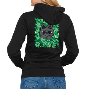 Cute Black Cat Peeking
