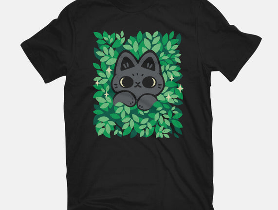 Cute Black Cat Peeking