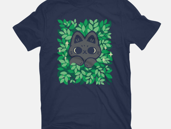 Cute Black Cat Peeking