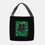 Cute Black Cat Peeking-None-Adjustable Tote-Bag-xMorfina