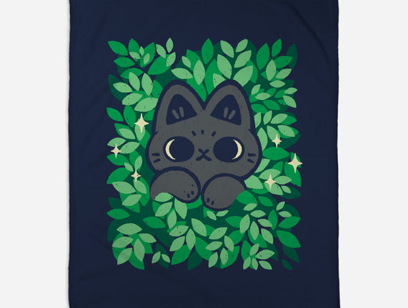Cute Black Cat Peeking