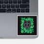 Cute Black Cat Peeking-None-Glossy-Sticker-xMorfina