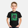 Cute Black Cat Peeking-Youth-Basic-Tee-xMorfina
