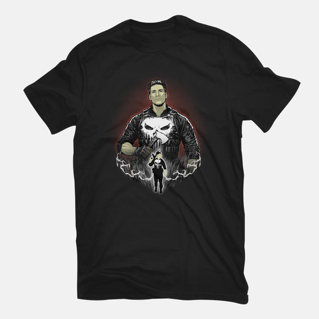Skull Vigilante Shadow Work-Mens-Premium-Tee-Astrobot Invention