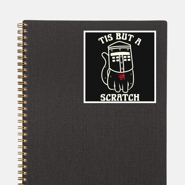 But A Scratch-None-Glossy-Sticker-piercek26