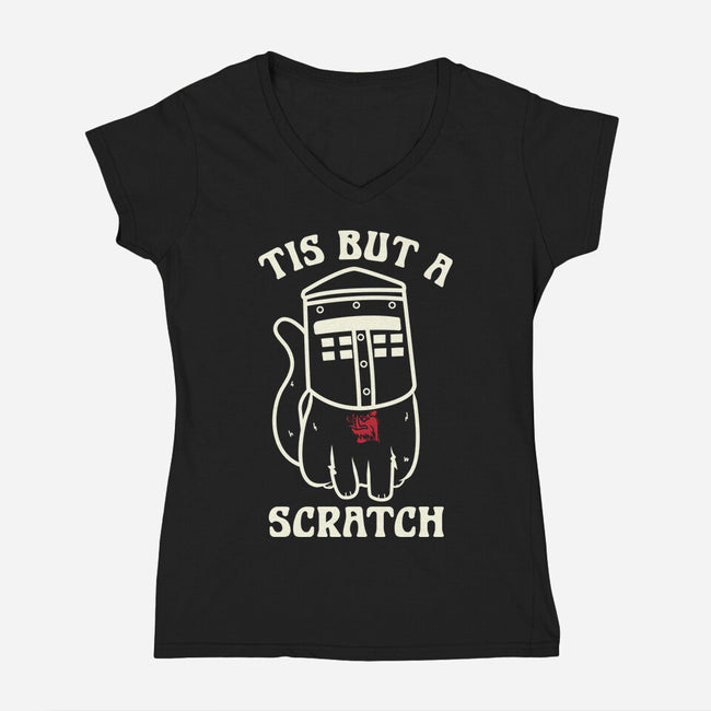 But A Scratch-Womens-V-Neck-Tee-piercek26