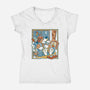 Nighty Night-Womens-V-Neck-Tee-Henrique Torres