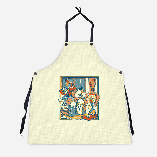 Nighty Night-Unisex-Kitchen-Apron-Henrique Torres
