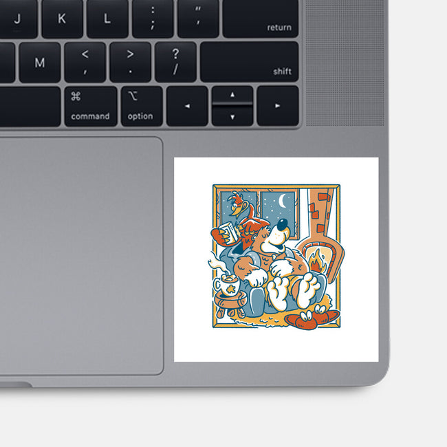 Nighty Night-None-Glossy-Sticker-Henrique Torres