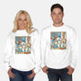 Nighty Night-Unisex-Crew Neck-Sweatshirt-Henrique Torres
