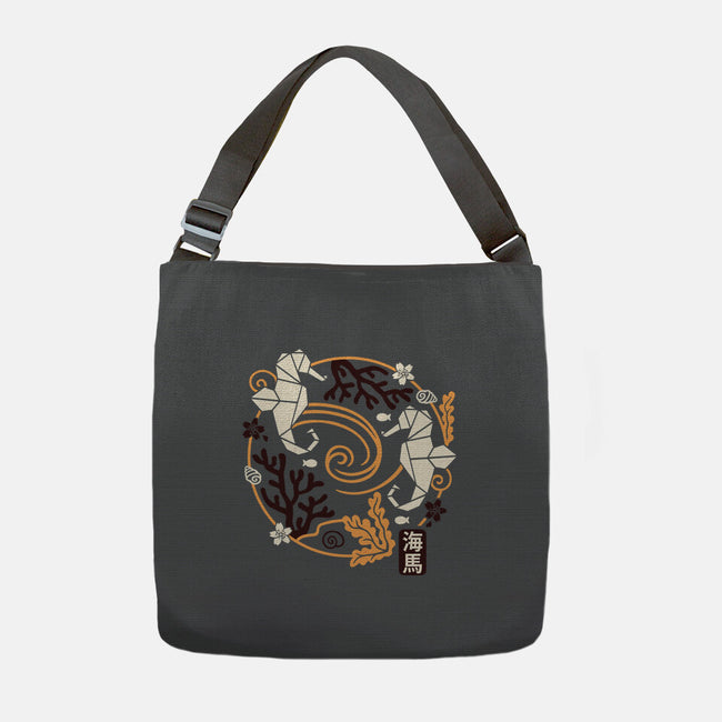 Origami Seahorse-None-Adjustable Tote-Bag-NemiMakeit