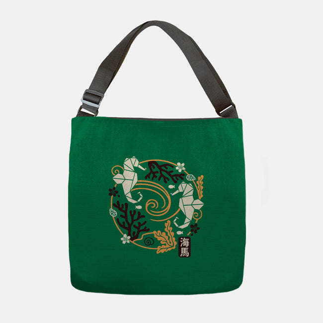 Origami Seahorse-None-Adjustable Tote-Bag-NemiMakeit