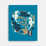 Origami Seahorse-None-Stretched-Canvas-NemiMakeit