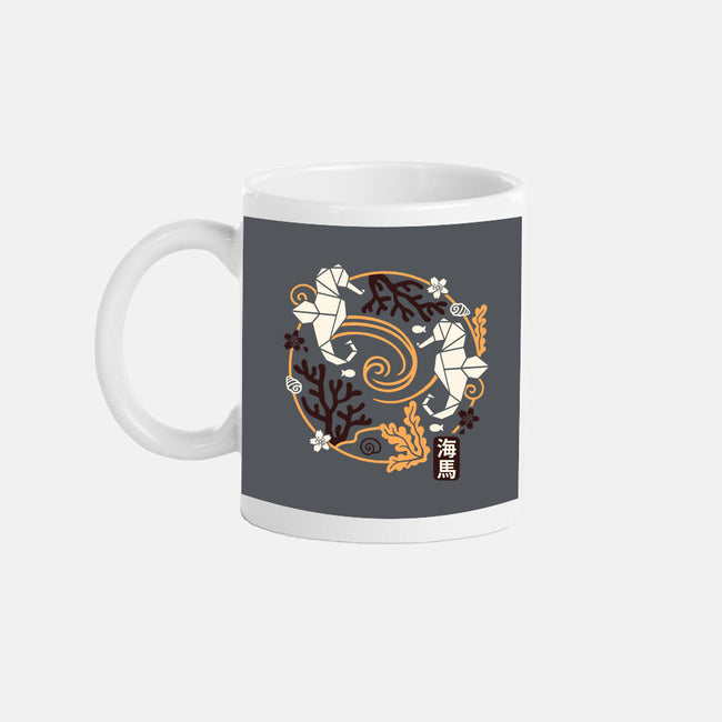 Origami Seahorse-None-Mug-Drinkware-NemiMakeit