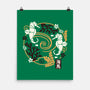 Origami Seahorse-None-Matte-Poster-NemiMakeit