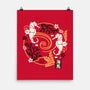 Origami Seahorse-None-Matte-Poster-NemiMakeit