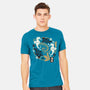 Origami Seahorse-Mens-Heavyweight-Tee-NemiMakeit
