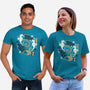 Origami Seahorse-Unisex-Basic-Tee-NemiMakeit