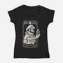 The Plumber Card-Womens-V-Neck-Tee-Eoli Studio