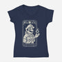 The Plumber Card-Womens-V-Neck-Tee-Eoli Studio