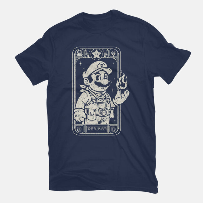 The Plumber Card-Mens-Basic-Tee-Eoli Studio