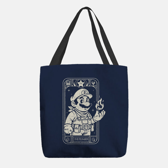 The Plumber Card-None-Basic Tote-Bag-Eoli Studio