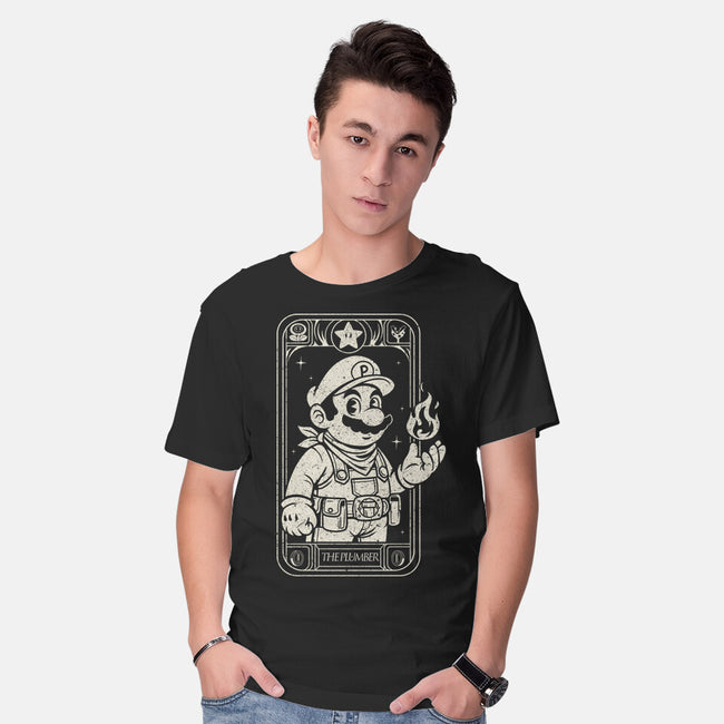 The Plumber Card-Mens-Basic-Tee-Eoli Studio